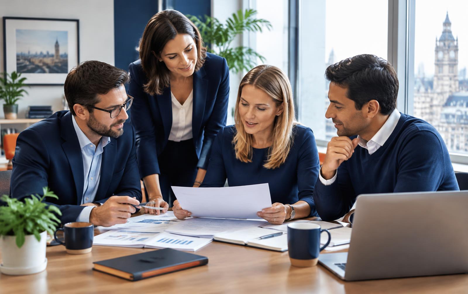 Financial & Business Services website design by We Forge Growth